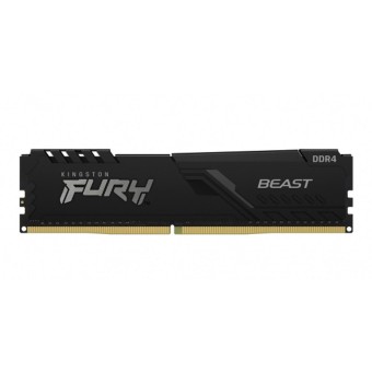 Kingston Fury Beast 16GB (1x 16GB) DDR4 3600MHZ Siyah CL18 PC RAM-(KF436C18BB/16)